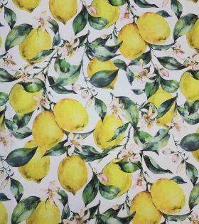 Printed Mini Matt - Lemon Zest  - White
