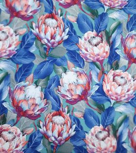 Printed Mini Matt - Protea - Aqua