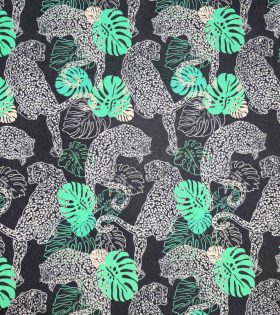 Printed Mini Matt - Leopard - Black