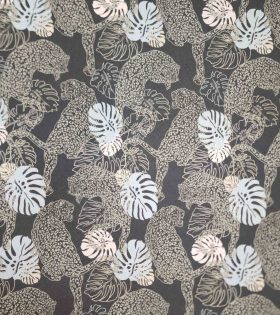 Printed Mini Matt - Leopard - Charcoal