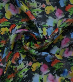 Printed Organdy Satin