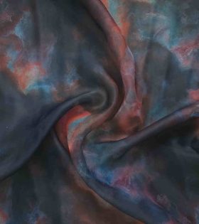 Printed Organdy Satin