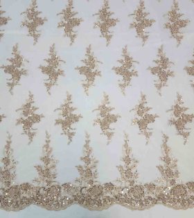 Lana Flower Tulle - Rose Gold