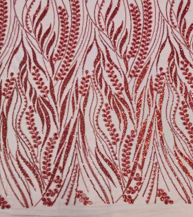 Ophelia Sequins Tulle - Red