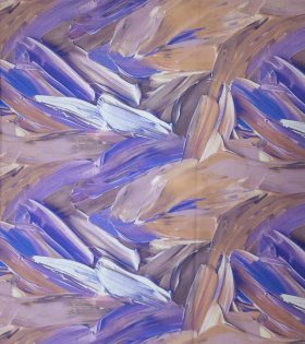 Printed Tik Tok Satin D4 - Abstract - Purple