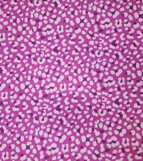 Printed Tik Tok Satin D1 - Animal Print - Cerise Pink