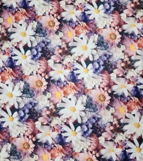 Printed Satin - Daisy Dream - Multicolored