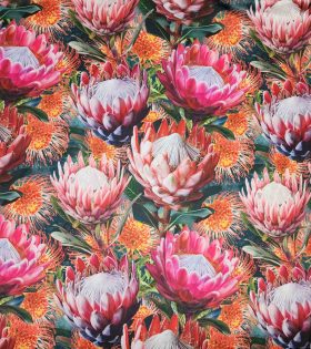 Printed Satin - Pin Cushion - Bottle Green