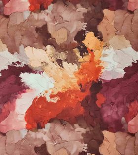 Digital Printed Chiffon D#10 - Brown