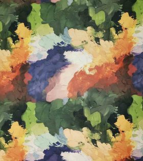 Digital Printed Chiffon D#10 - Bottle Green