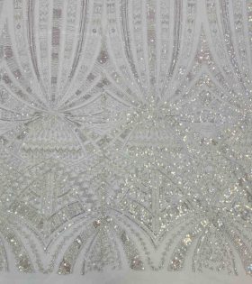 Novelty Tulle (16204) - Silver