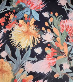 Printed Mini Matt - Floral - Black