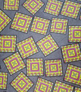 Jamii Polyester Print - Dotikazi - Black
