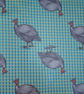 Jamii Polyester Print - Ngaleka - Aqua