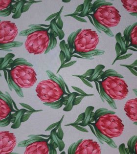 Printed Mini Matt - Protea - Grey