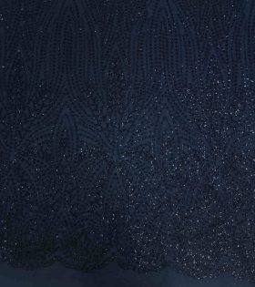 Beaded Tulle - Black