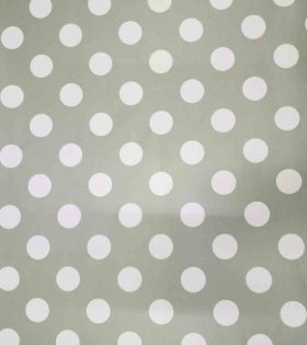 Digital Printed Duchess Satin - Polka Dots - Olive
