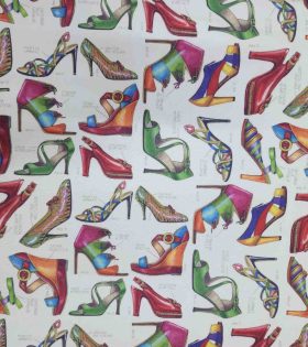 Printed Mini Matt - Fancy Shoes - Cream