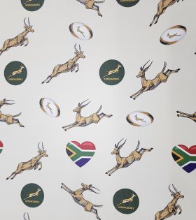 Upholstery Printed Vinyl - Springbok - Stone
