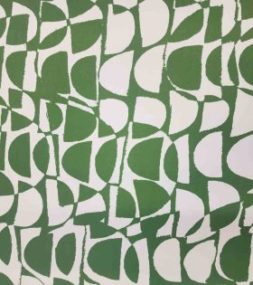 Printed L'Amour Satin D#2 - Green