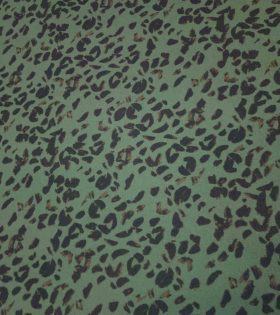 Printed Scuba Crepe D#1 - Olive