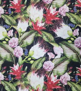 Printed Mini Matt - Floral - Black