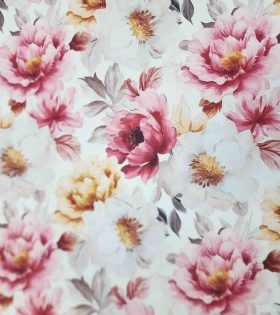 Printed Mini Matt - Floral - White
