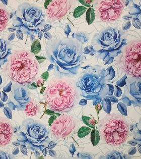 Printed Mini Matt - Floral - Blue