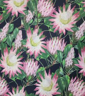 Printed Mini Matt - Protea - Black