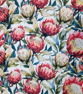 Printed Mini Matt - Protea - White