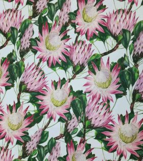 Printed Mini Matt - Protea - White