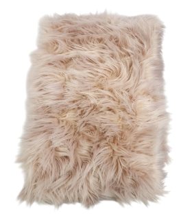 Fur Cozy Throw - Dusty Pink