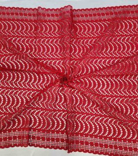 Raya Guipure Lace - Red