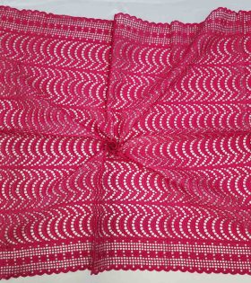 Raya Guipure Lace - Cerise Pink