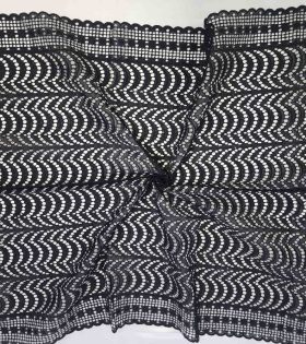 Raya Guipure Lace - Black