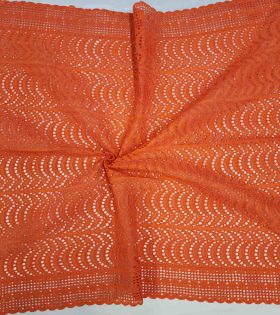 Raya Guipure Lace - Orange