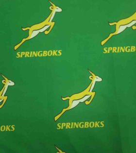 Printed Sheeting - Springbok - Green