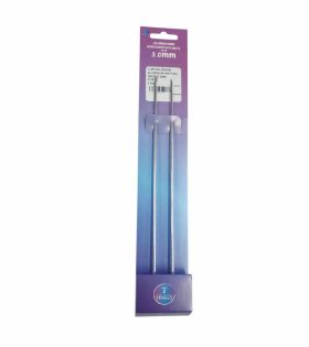Aluminium Knitting Needle - 3.0mm