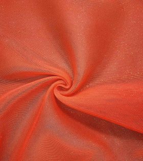 Small Honeycomb Glitter Mesh - Orange