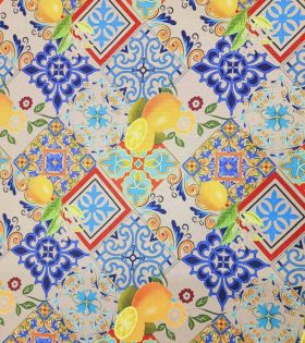 Printed Mini Matt (260607) - Lemon - Stone