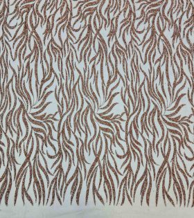 Metallic Tulle (260601) - Rust