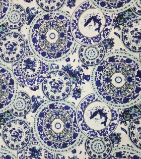 150cm Cotton Canvas D#5 (18290)  - Royal Blue