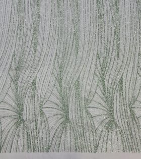 Sugar Metallic Tulle (260602) - Sage