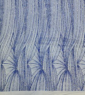 Sugar Metallic Tulle (260602) - Royal Blue