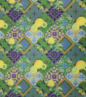 Printed Mini Matt (260607) - Lemon - Green
