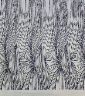 Sugar Metallic Tulle (260602) - Navy Blue