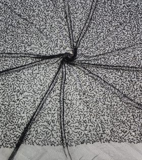 Rua Sequins Net - Black