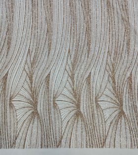 Sugar Metallic Tulle (260602) - Taupe