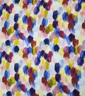 Rayon Challis - Abstract - Royal Blue