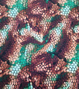 Rayon Challis - Abstract - Maroon